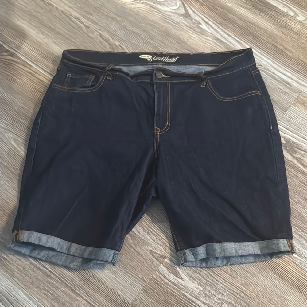 Women's Bermuda Navy Shorts